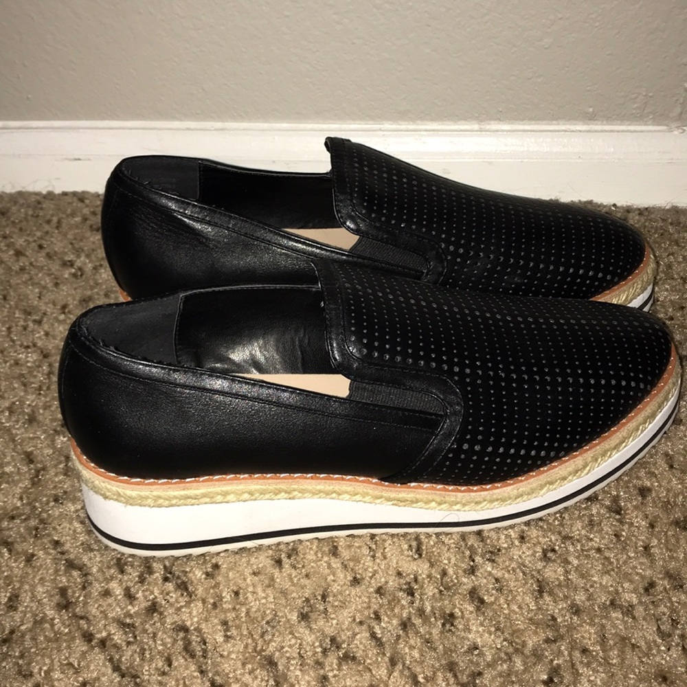 Black platform slides